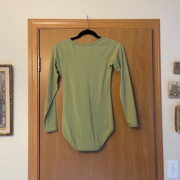 Arq Paloma Bodysuit in Pistachio - Picture 4 of 12